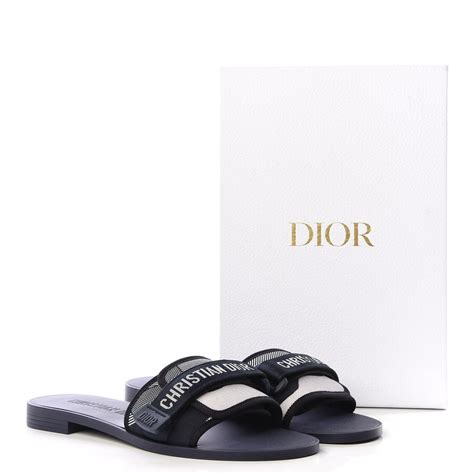 canvas dior slides women|genuine christian Dior sandals.